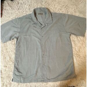 Weekendz off Short sleeve celestial button-down casual shirt L